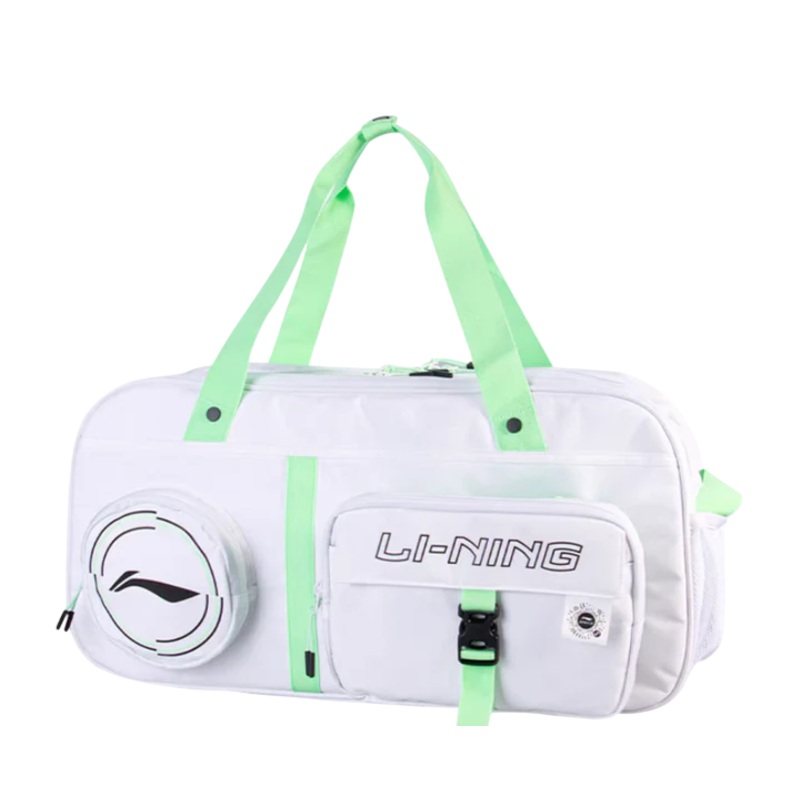 Li-Ning ABDU319 Badminton Racket Bag – White White Tournament Bag