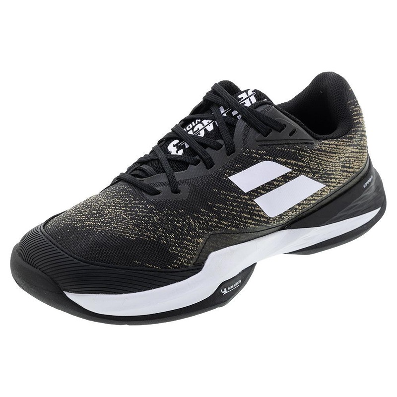 Men`s Jet Mach 3 Tennis Shoes Black and White