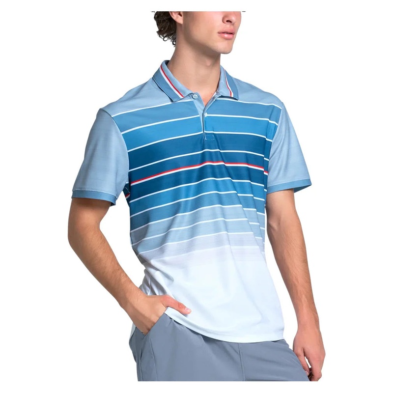 Men`s Voyager Short Sleeve Tennis Polo Infinity