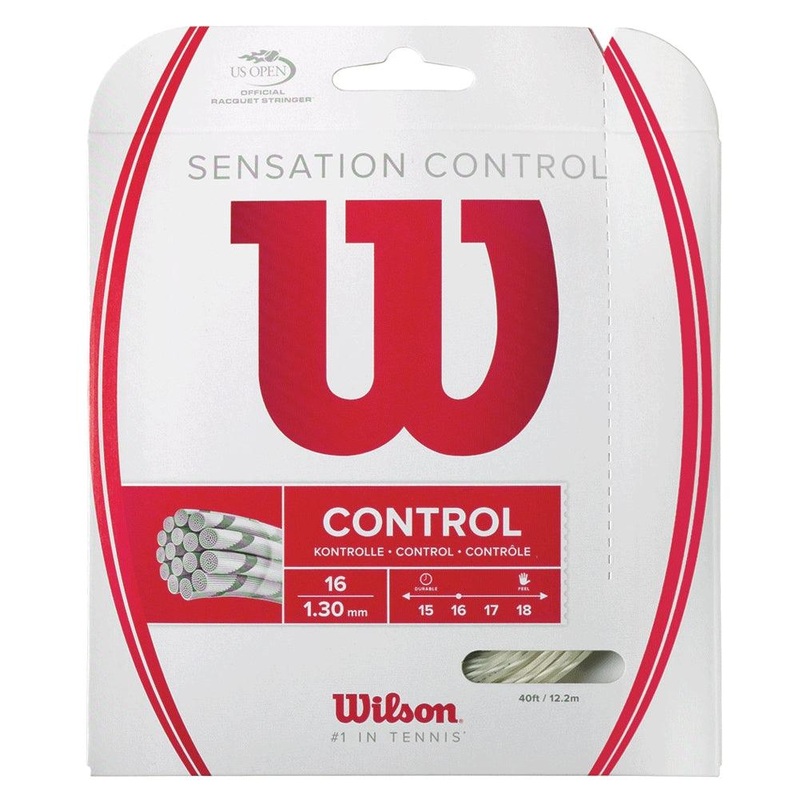 Sensation Control 16G Tennis String Natural