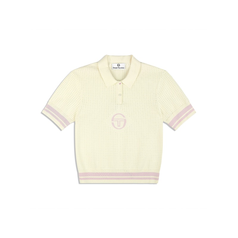 Sergio Tacchini Leila Knit Polo – Gardenia