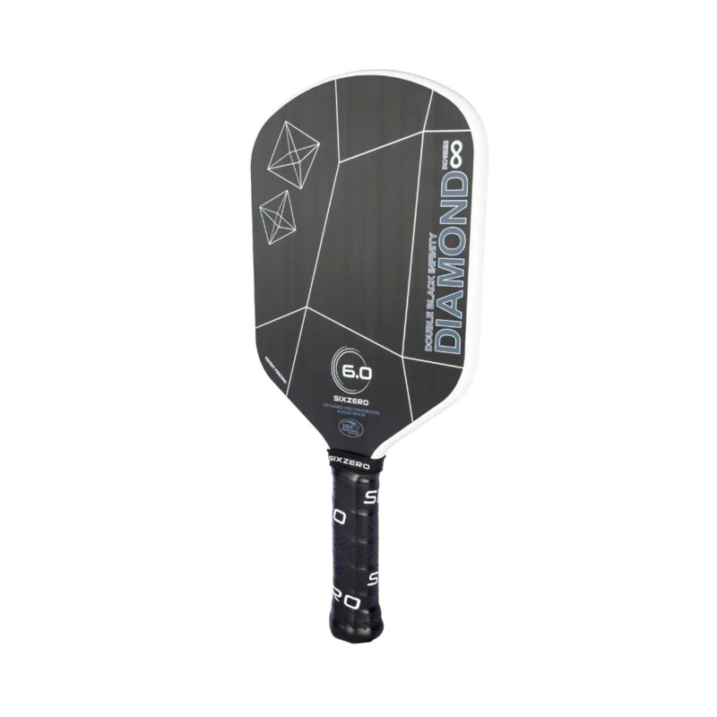 Six Zero Infinity Edgeless Double Black Diamond Control 16mm Pickleball Paddle
