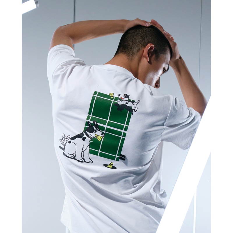YONEX UNI T-Shirt 243TS032U (OVER FIT) WHITE 85(XS)