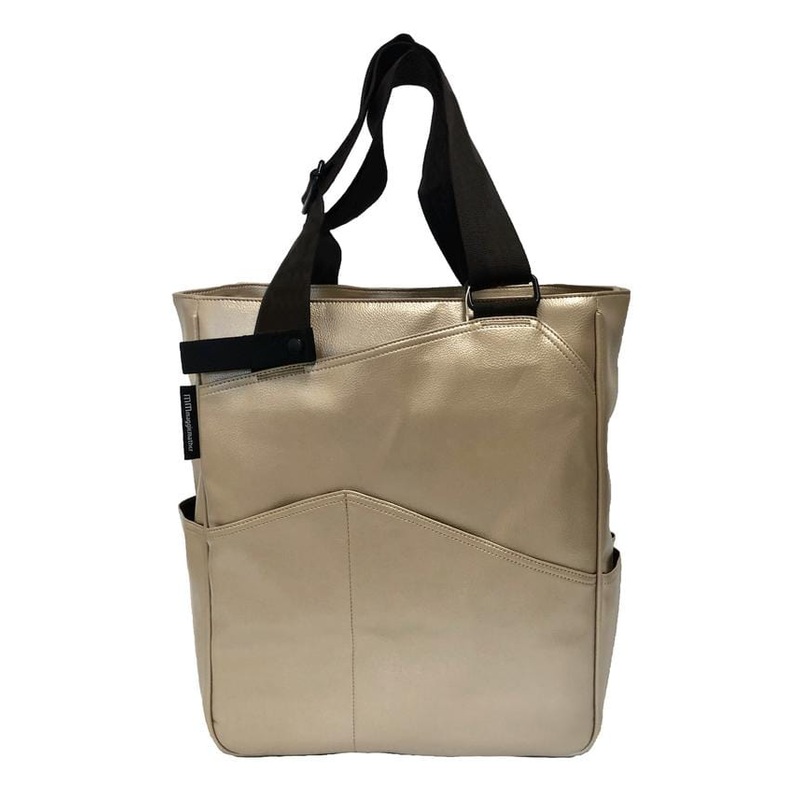 Maggie Mather Tennis Tote – Gold