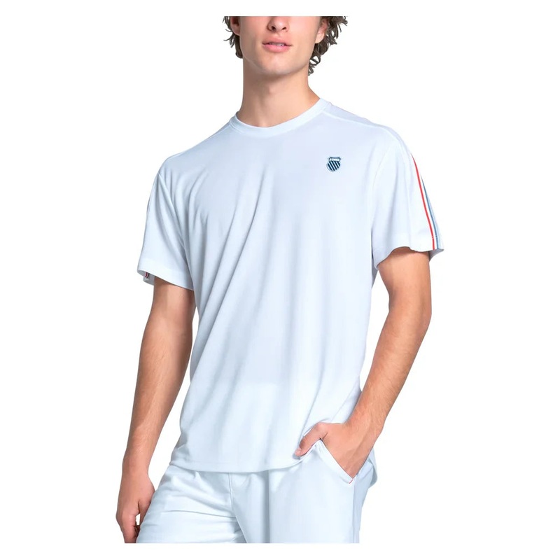 Men`s Artemis Short Sleeve Tennis Top Spicy