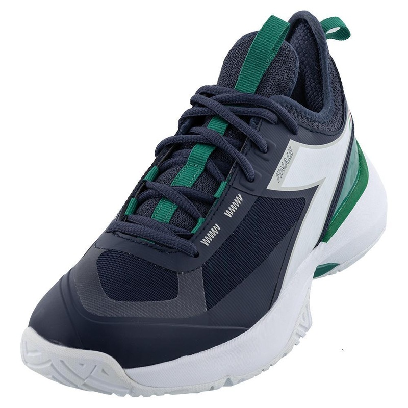 Men’s Finale AG Tennis Shoes Blue Corsair and White