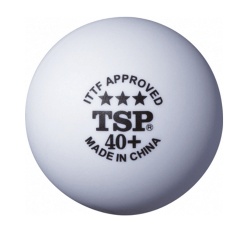 TSP Three Star 40+ Plastic Poly Table Tennis Ball – Dozen Box
