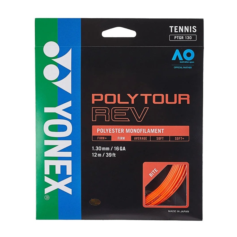 Yonex Polytour Rev 1.30 – 16 Gauge Orange