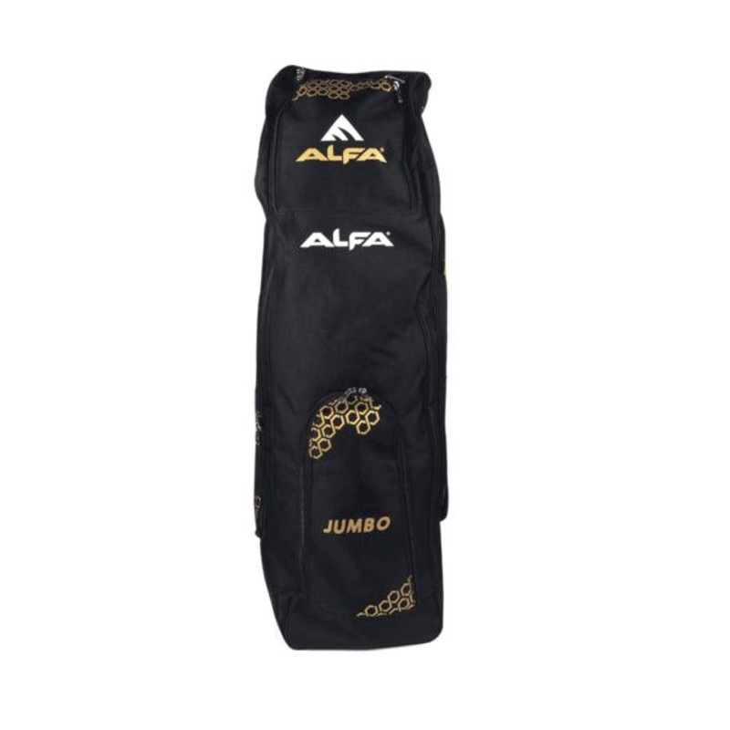 ALFA Jumbo Hockey Stick Cum Kit Bag | KIBI Sports Black