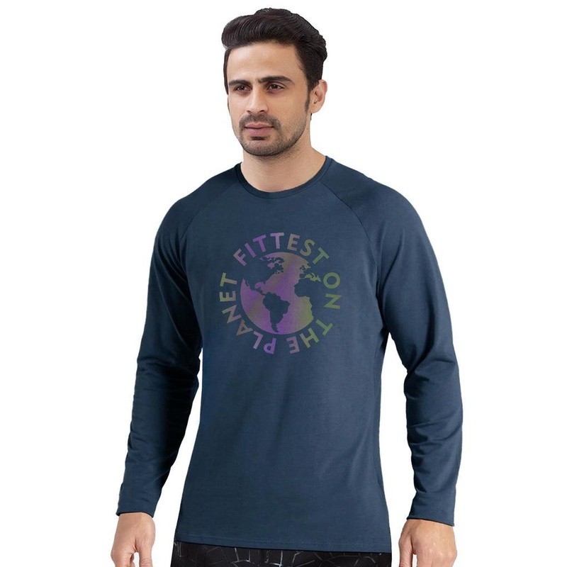 ReDesign Full Sleeves Multi-Color Reflective Sports T-shirt | Men | KIBI Sports Small