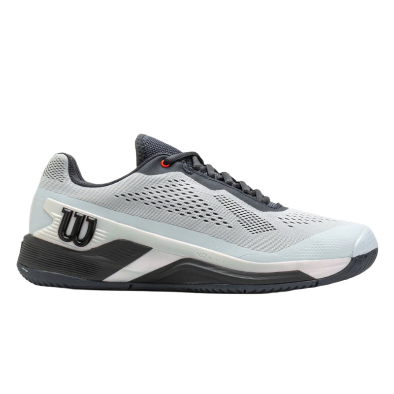 Wilson Men’s Rush Pro 4.0 Shift Ballad Blue/Ebony/Orange Tiger 8