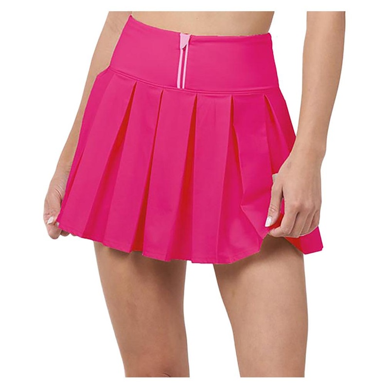 Women`s Endure Piped Pleated Tennis Skort Dragon Fruit and Azalea