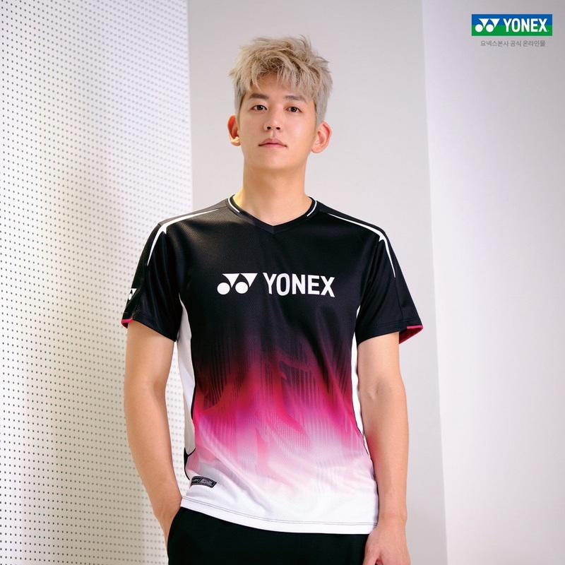 YONEX Men’s Game Shirt 253TS007M Black 95(M)