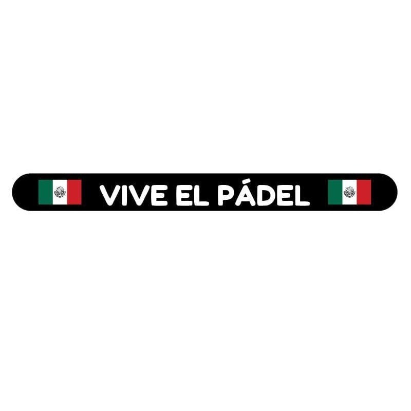 Incro Mexico Flag VIVE EL PADEL Racket Protector Black