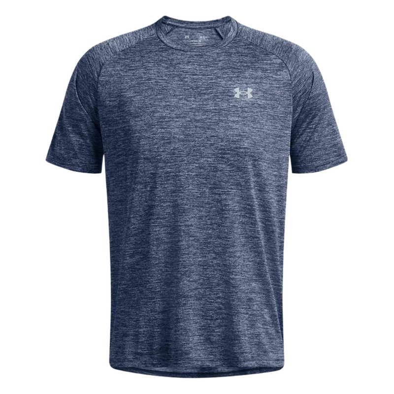 UA Tech 2.0 Mens Crew Neck Shirt 1326413 Academy/Steel S