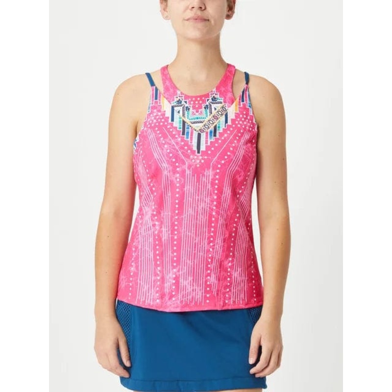 Women’s Lucky in Love Pretty in Pink Bralette Tank Medium