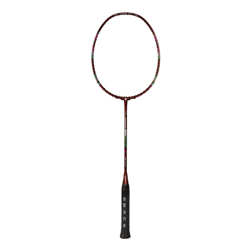 APACS Carbo 8000 Badminton Racket Red