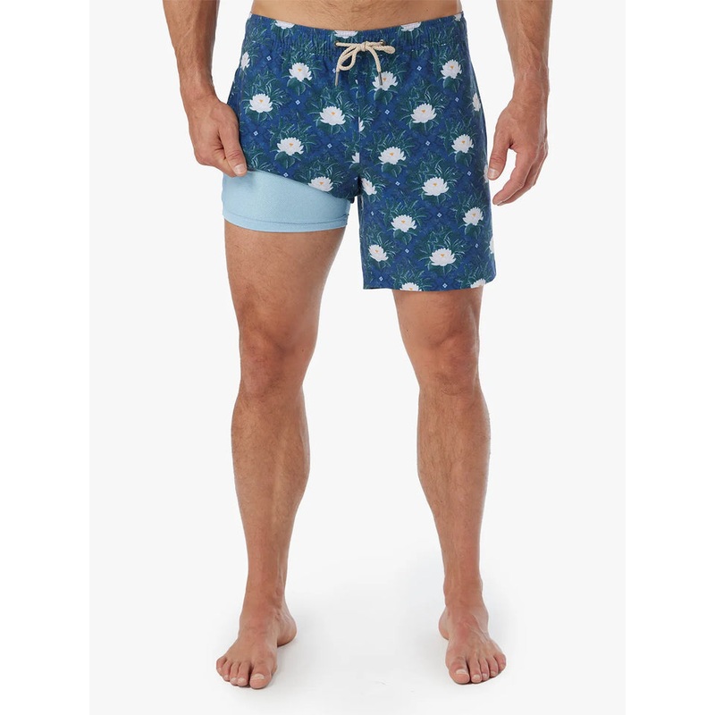 Fair Harbor Men’s The Bayberry Trunk White Lotus Navy White Lotus Small