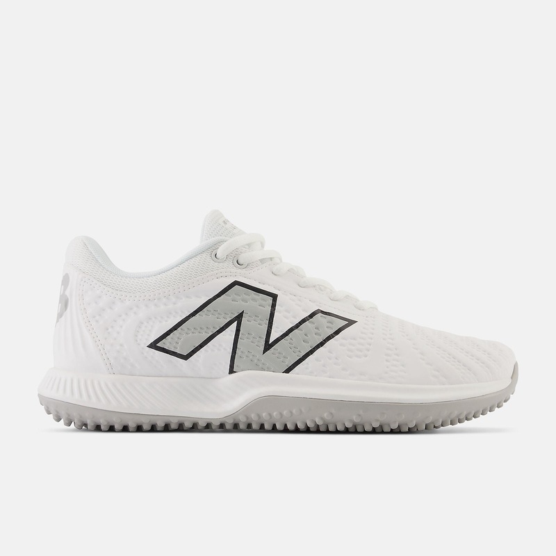 New Balance Men’s FuelCell 4040v7 Turf Trainer Optic White-W 5 Medium-D