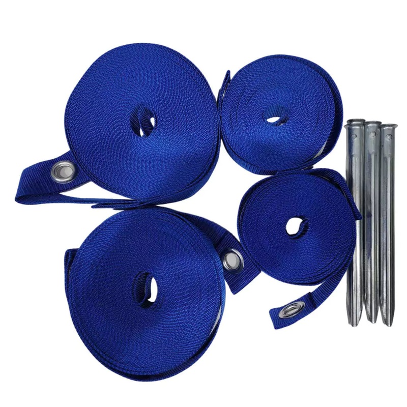 Quicksand Beach Tennis Court Boundary Lines (Blue) & Stakes