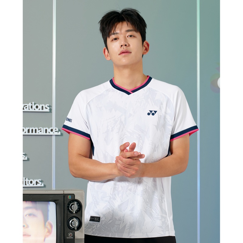 YONEX Men’s Game Shirt 243TS015M WHITE 95(M)