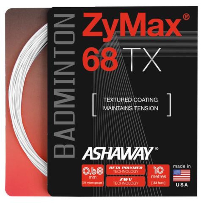Ashaway ZyMax 68 TX STRINGING SERVICE Yellow 21lbs