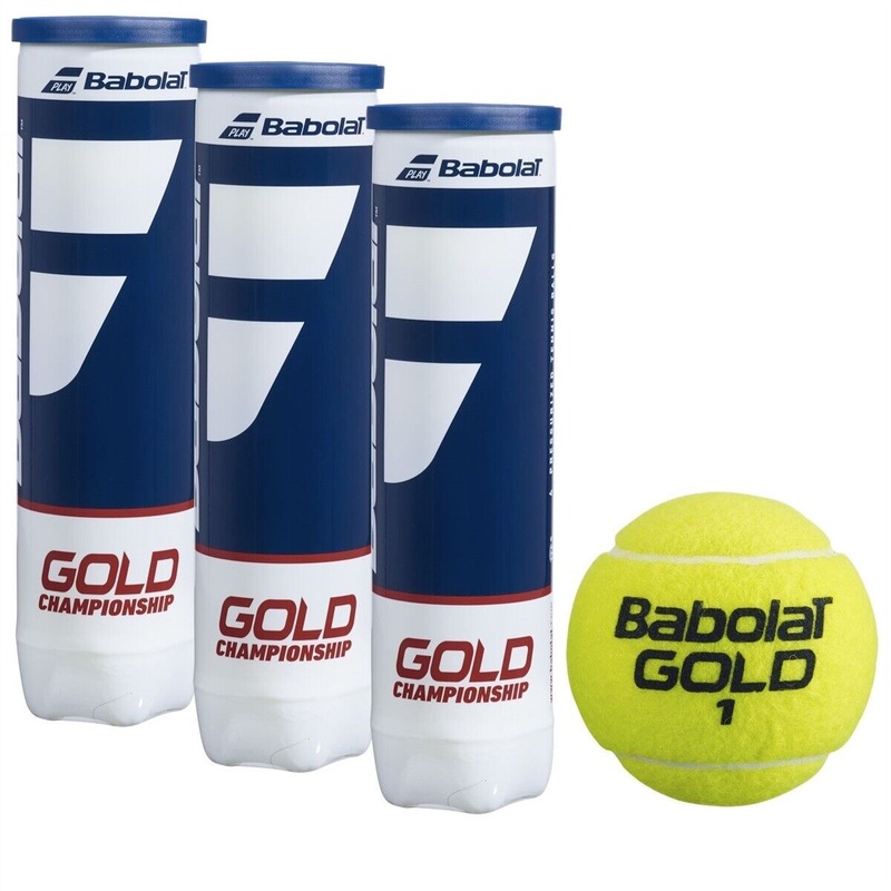 BABOLAT TRIPACK GOLD CHAMP X4 502090 TENNIS BALLS One Size YELLOW