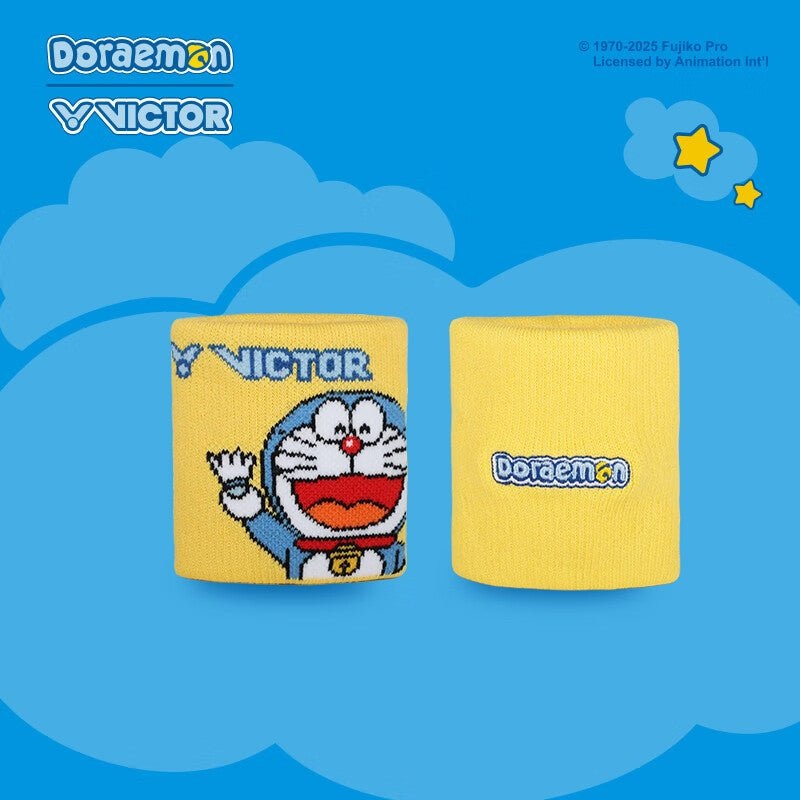 VICTOR x Doraemon Wristband SP508DRM Yellow