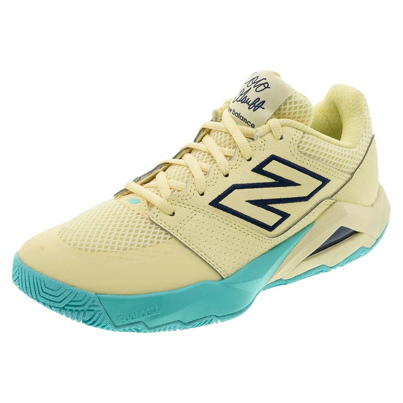 Women`s FuelCell Delray B Width Tennis Shoes Parchment