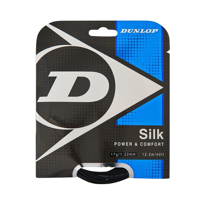 Dunlop Silk 17 Tennis String Set – Black