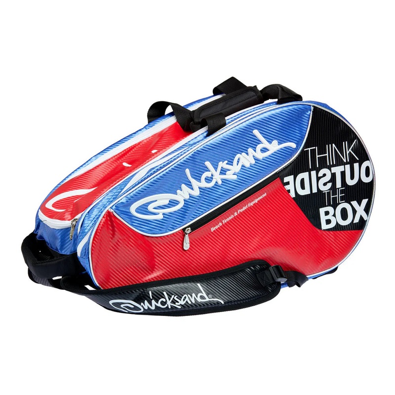 Quicksand PRO COMPACT RED & BLUE Tennis Racket Bag