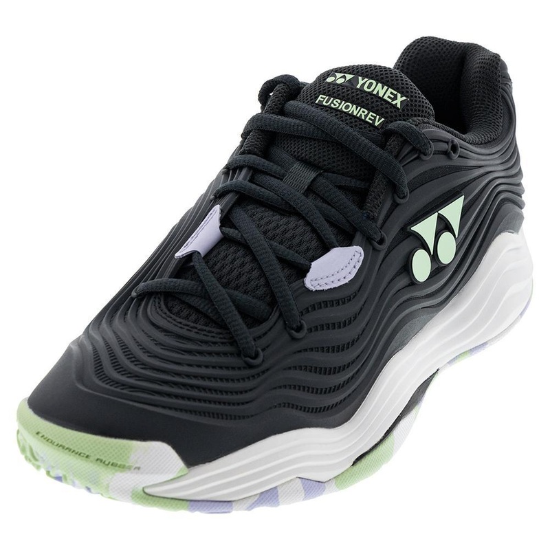 Women’s Fusionrev 5 Clay Tennis Shoes Black and White