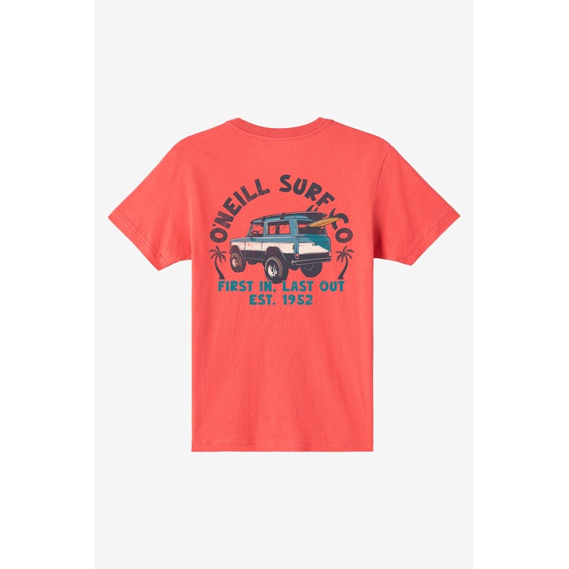 O’Neill Boys’ Axelrad Tee Hot Red Youth Small