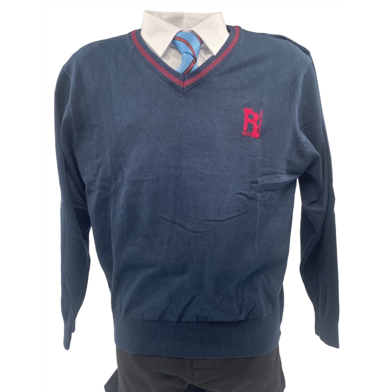 Radyr Comprehensive School Upper School Regular Fit Jumper 7/8 NAVY