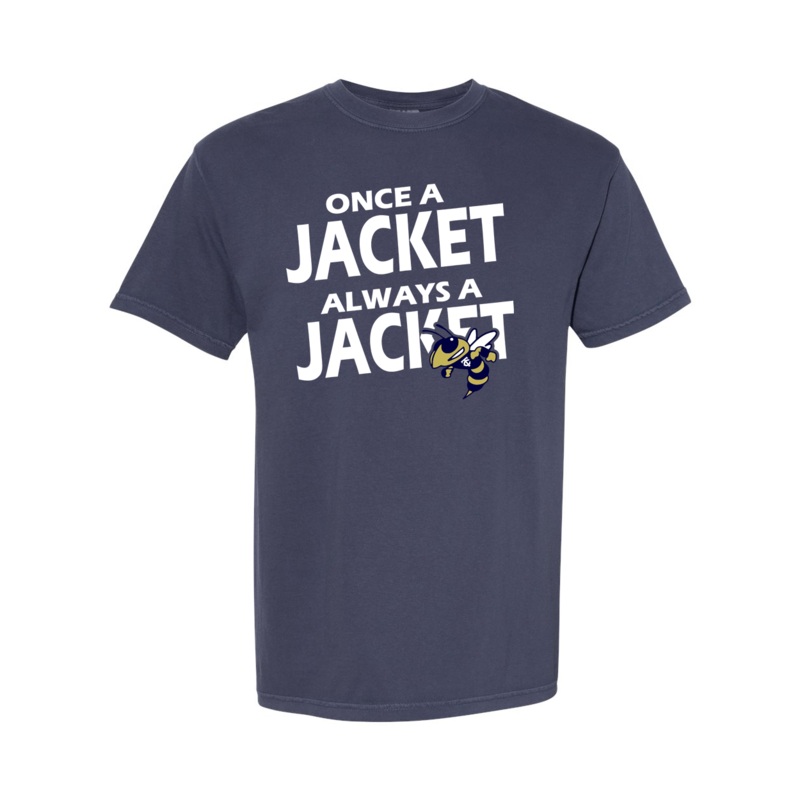 TCC Athletic Booster Club Once a Jacket Always a Jacket Shirt